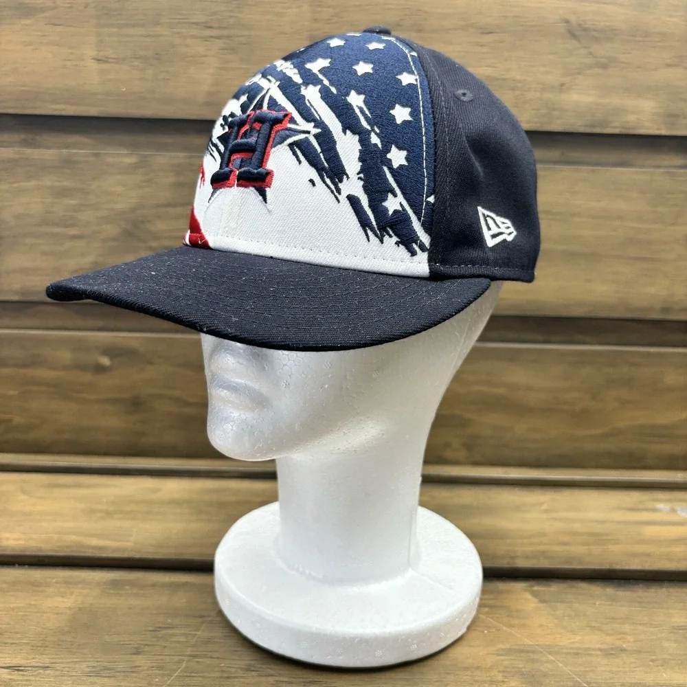 2022 Houston‎ Astros Game Used Stars and Stripes Hat 7 1/4